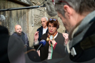Agriculture Minister Annie Genevard Supports Cattle Farmers Fighting Lumpy Skin Disease In Longes In France
