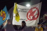 Protest Against Compulsory Military Recruitment In Cologne