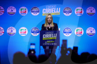 Campaign rally to support Campania regional candidate Edmondo Cirielli - Naples
