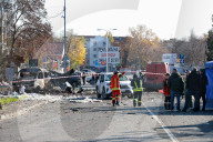 Russian forces hit commercial area in Chornomorsk