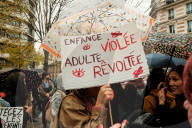 Protest In Paris, France