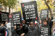 Protest In Paris, France