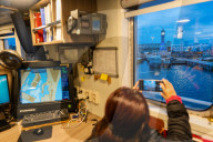 Greenpeace's Arctic Sunrise Ship Docks In Barcelona