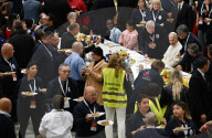 Pope Leo XIV Attends A Special Lunch With Indigent People - Vatican