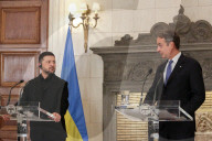 Kyriakos Mitsotakis Meets Volodymyr Zelenskyy