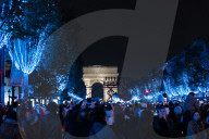 Christmas Illuminations On The Champs Elysées