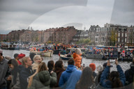 Massive Crowds Celebrate Sinterklaas Arrival In Amsterdam