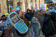 ICE Protest At Chicago Cell Phone Store