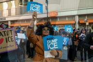 ICE Protest At Chicago Cell Phone Store