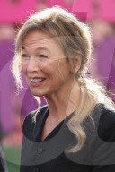 Renee Zellweger at unveiling of Bridget Jones statue in London