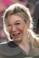 Renee Zellweger at unveiling of Bridget Jones statue in London