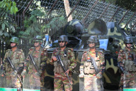 Clashes Outside the International Criminal Court - Dhaka
