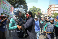 Clashes Outside the International Criminal Court - Dhaka
