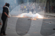 Clashes Erupt Between Security Forces And Protesters.