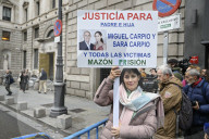Victims Of The Valencia Floods Of October 2024 Have Gathered In Front Of The Congress Of Deputies In Madrid