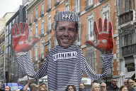 Victims Of The Valencia Floods Of October 2024 Have Gathered In Front Of The Congress Of Deputies In Madrid