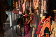 Winter Garments Market In Kolkata, India