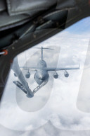 KC-135 Air-to-Air Refueling Flight.