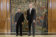 King Felipe Receives Zelenski - Madrid