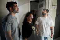 Former hostages Gali and Ziv Berman revisit kibbutz attack site