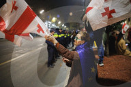 Day 355 Of The Ongoing Protest In Tbilisi