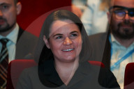 Sviatlana Tsikhanouskaya At Open Eyes Economy Summit In Krakow