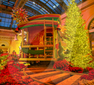 Bellaggio Hotel Casino Christmas extravaganza