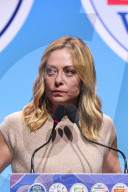 The Closing Event Of The Center-right Coalition's Campaign For The Veneto Regional Elections In Support Of Alberto Stefani At The Gran Teatro Geox In Padova