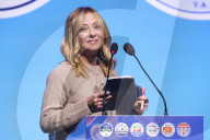 The Closing Event Of The Center-right Coalition's Campaign For The Veneto Regional Elections In Support Of Alberto Stefani At The Gran Teatro Geox In Padova