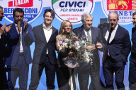 The Closing Event Of The Center-right Coalition's Campaign For The Veneto Regional Elections In Support Of Alberto Stefani At The Gran Teatro Geox In Padova