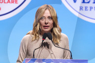 The Closing Event Of The Center-right Coalition's Campaign For The Veneto Regional Elections In Support Of Alberto Stefani At The Gran Teatro Geox In Padova