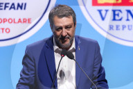 The Closing Event Of The Center-right Coalition's Campaign For The Veneto Regional Elections In Support Of Alberto Stefani At The Gran Teatro Geox In Padova