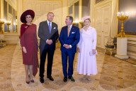 Dutch Royal Couple Receives Grand Duke Guillaume and Grand Duchess Stephanie of Luxembourg - The Netherlands