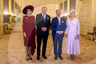 Dutch Royal Couple Receives Grand Duke Guillaume and Grand Duchess Stephanie of Luxembourg - The Netherlands