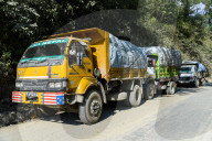 Garbage Trucks Halted At Bancharedanda, Nepal