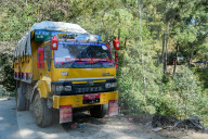 Garbage Trucks Halted At Bancharedanda, Nepal