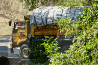 Garbage Trucks Halted At Bancharedanda, Nepal