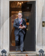 Prime Minister Kier Starmer Leaving For PMQs