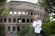 Close-up : French philosopher Michel Onfray - Rome