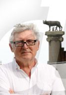 Close-up : French philosopher Michel Onfray - Rome