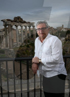 Close-up : French philosopher Michel Onfray - Rome