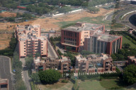 Elevated View Of Buildings In Delhi, India