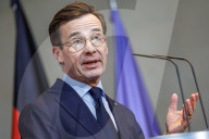 Unterzeichnung der deutsch-schwedischen Innovationspartnerschaft durch Friedrich Merz und Ulf Kristersson