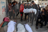 Palestinians Mourn After Deadly Overnight Strikes In Gaza