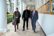 Footballer Cristiano Ronaldo visits Trump