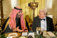 Trump throws lavish dinner for Saudi Prince