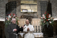 Pope Leo XIV Visits Assisi - Italy