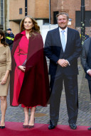 King and Princess Amalia at Special Joint Meeting of the States General, Den Haag, The Netherlands