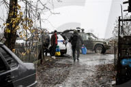 Evacuation of Family from Front-Line Village in Zaporizhzhia Region - Ukraine