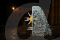 Italian City Of Arezzo Lights Up Its Historic Center For The Christmas Season